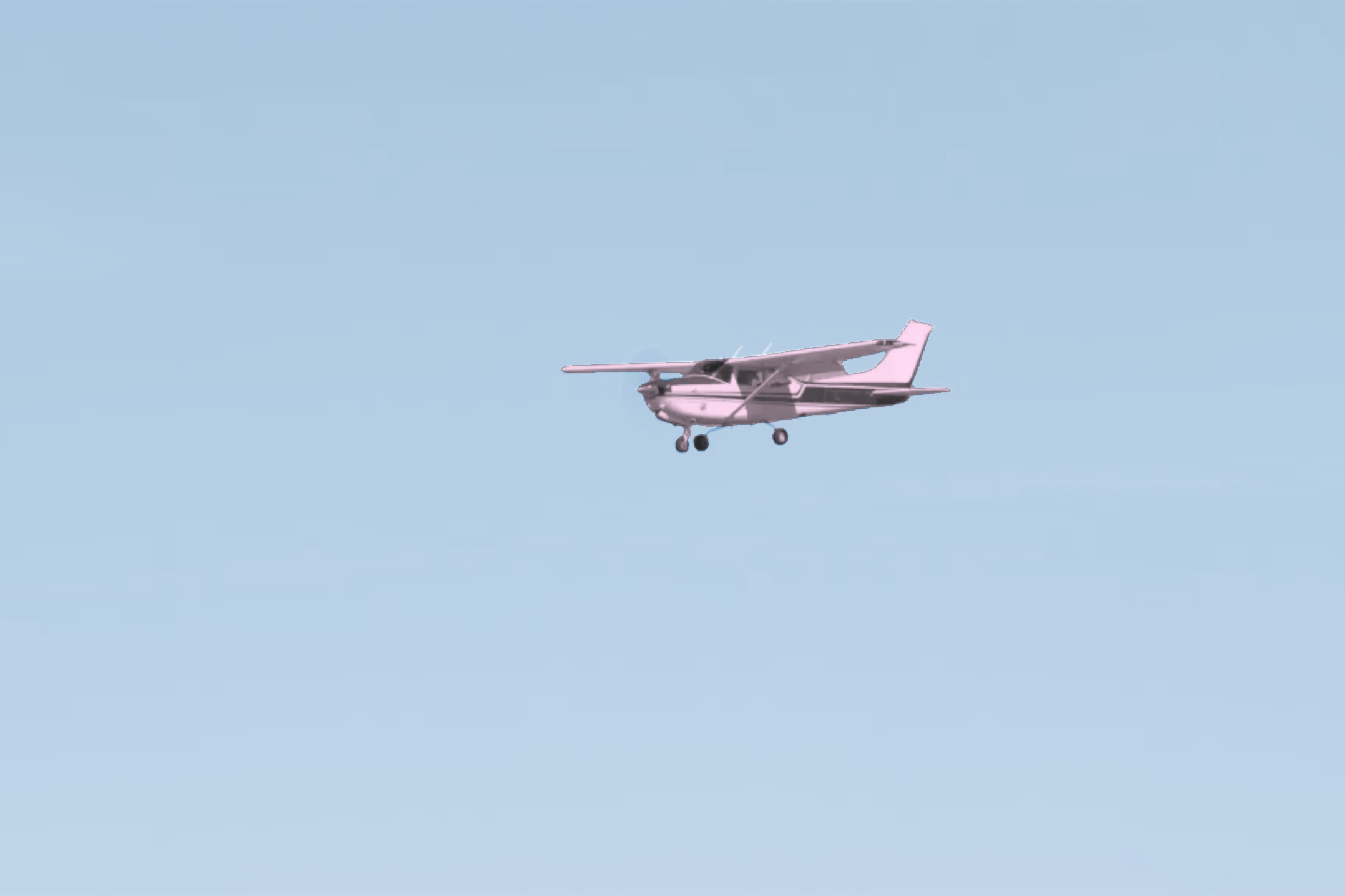 Cross-country in single-engine GA airplane 